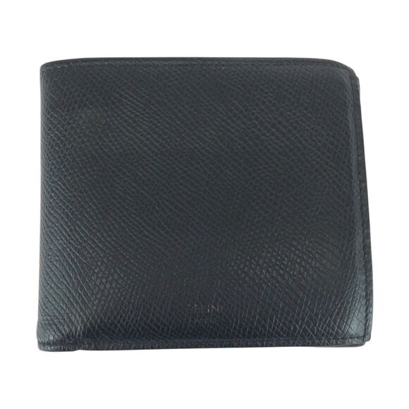 Celine Black Leather Compact Wallet - Picture 1 of 9